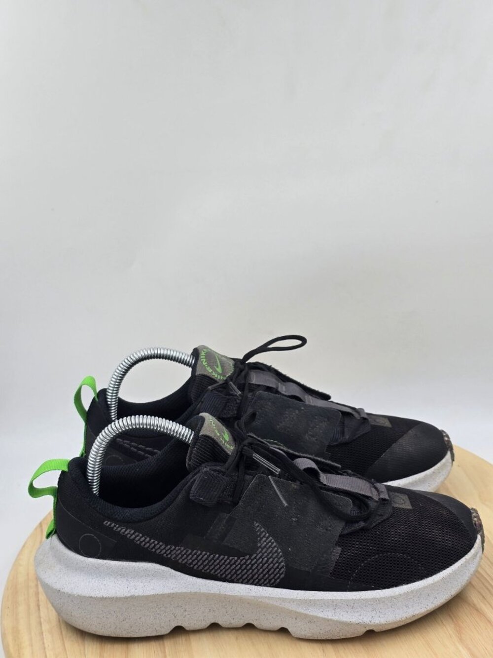 Nike Crater Impact Big Kids' Running Athletic Shoes Black / Volt DB3551-001 7Y